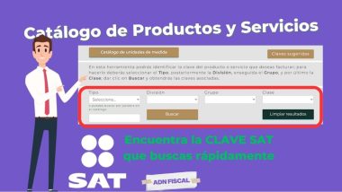 Buscador Claves del SAT para Facturar: Catalogo SAT