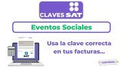 Clave SAT para Eventos Sociales para Facturar Claves SAT Productos y Servicios ADN Fiscal