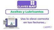 Claves SAT Aceites y Lubricantes Claves SAT Productos y Servicios ADN Fiscal