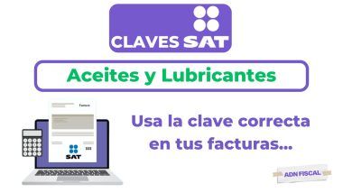 Clave SAT Aceites y Lubricantes para tu Factura