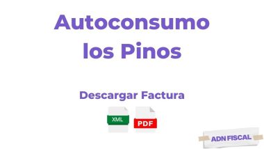 Facturacion Autoconsumo los Pinos Facturar Tickets ADN Fiscal