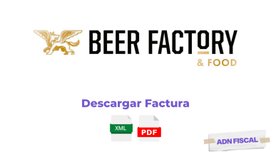 Facturacion Beer Factory Facturar Tickets ADN Fiscal