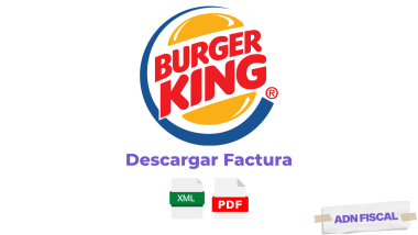 Facturacion Burger King Facturar Tickets ADN Fiscal