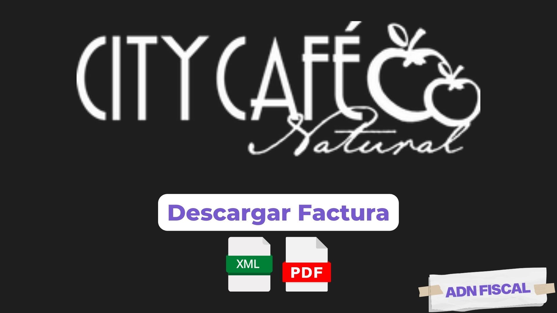 Facturacion CITY CAFE Cafeterías ☕ ADN Fiscal