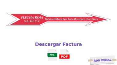 Facturacion FLECHA ROJA Facturar Tickets ADN Fiscal