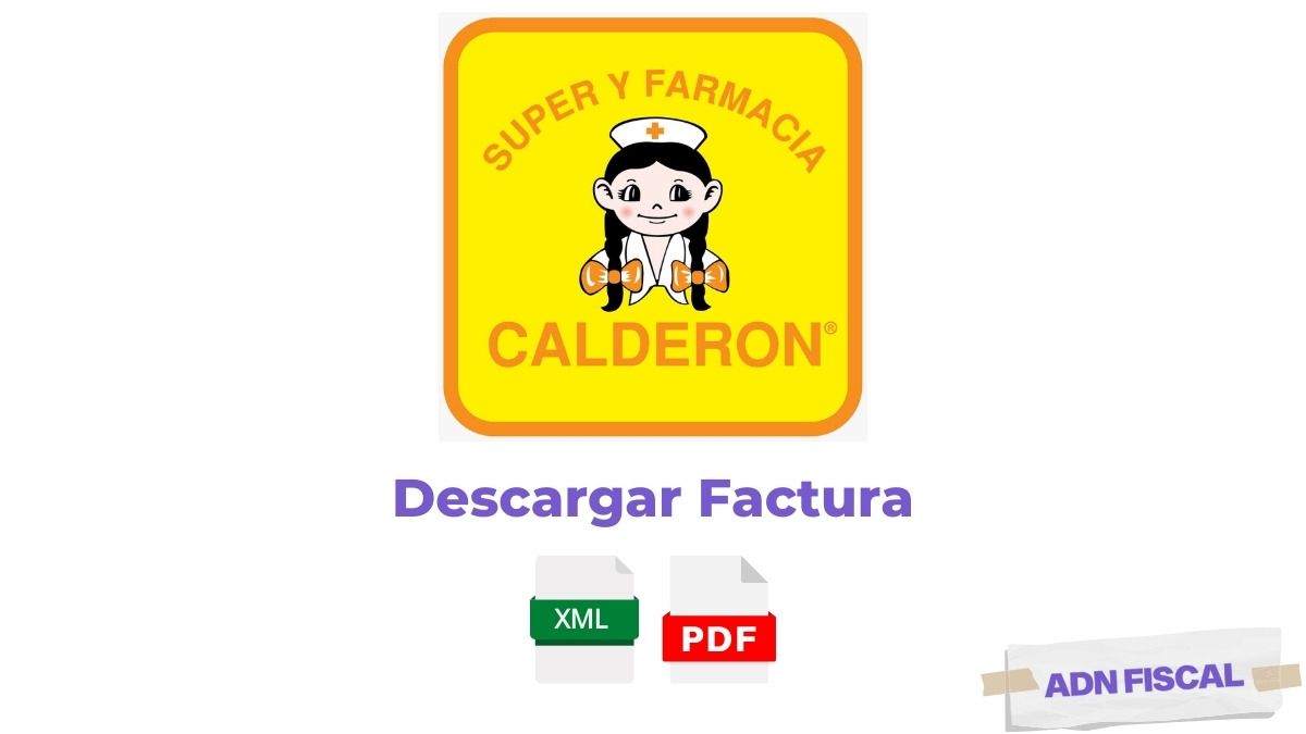 Facturacion Farmacia Calderon Farmacias 💊 ADN Fiscal