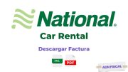 Facturacion National Car Rental Facturar Tickets ADN Fiscal