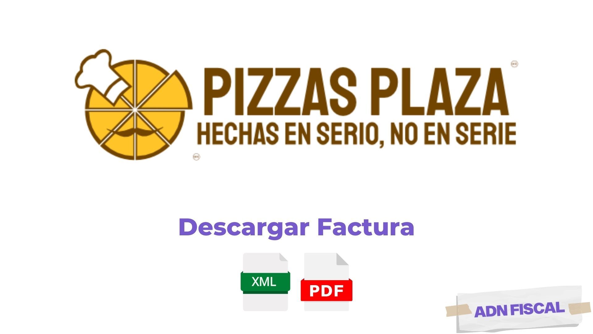 Facturacion Pizzas Plaza Facturacion ADN Fiscal
