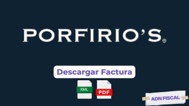 Facturacion Porfirios Facturar Tickets ADN Fiscal