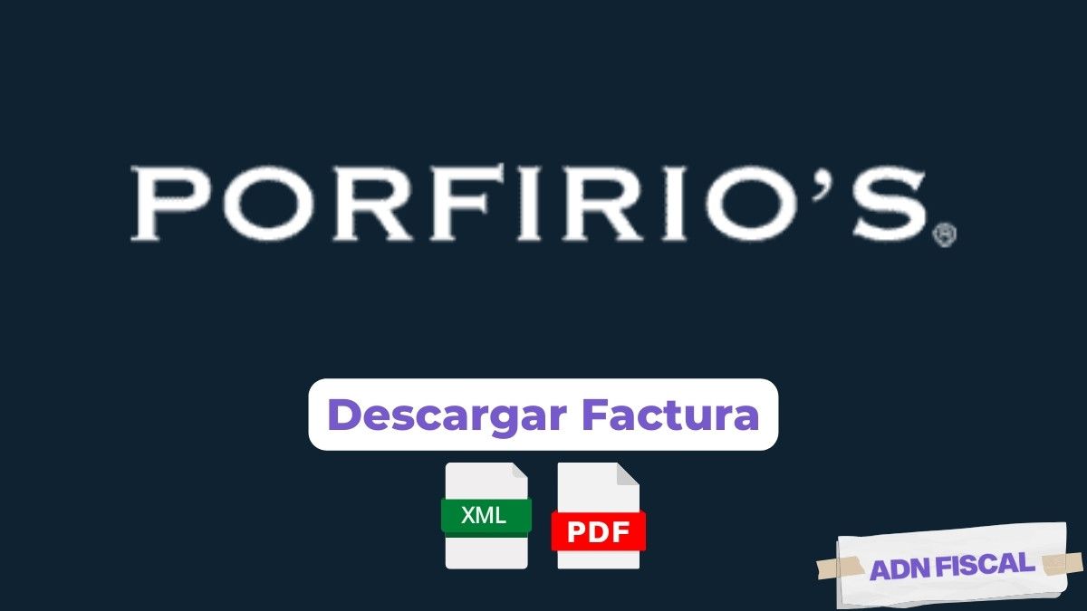 PORFIRIO'S - Generar Factura