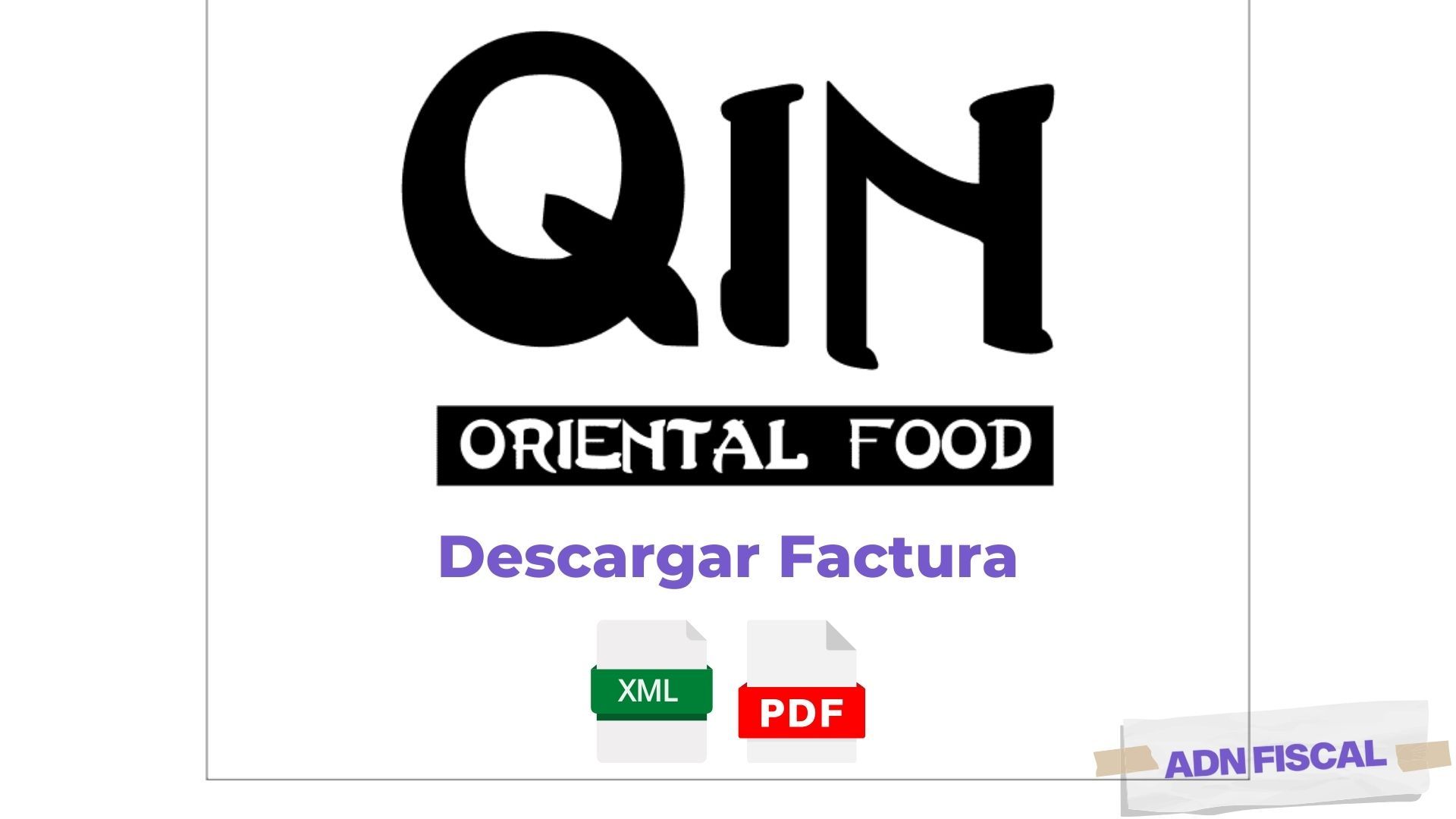 Facturacion QIN Restaurantes 🍽️ ADN Fiscal