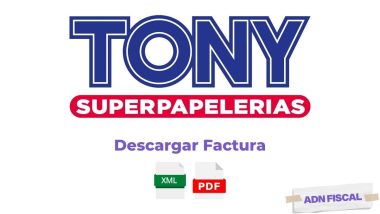 Facturacion TONY Tiendas Superpapeleria Facturar Tickets ADN Fiscal