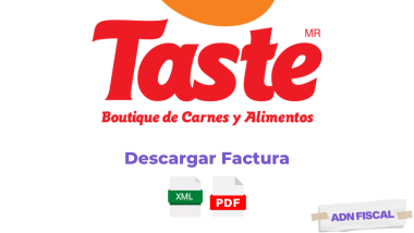 Facturacion Taste Boutique de Carnes Facturar Tickets ADN Fiscal