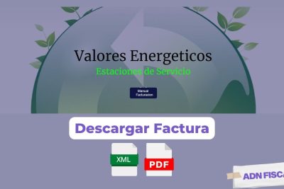 Facturacion Valores Energeticos Facturacion ADN Fiscal