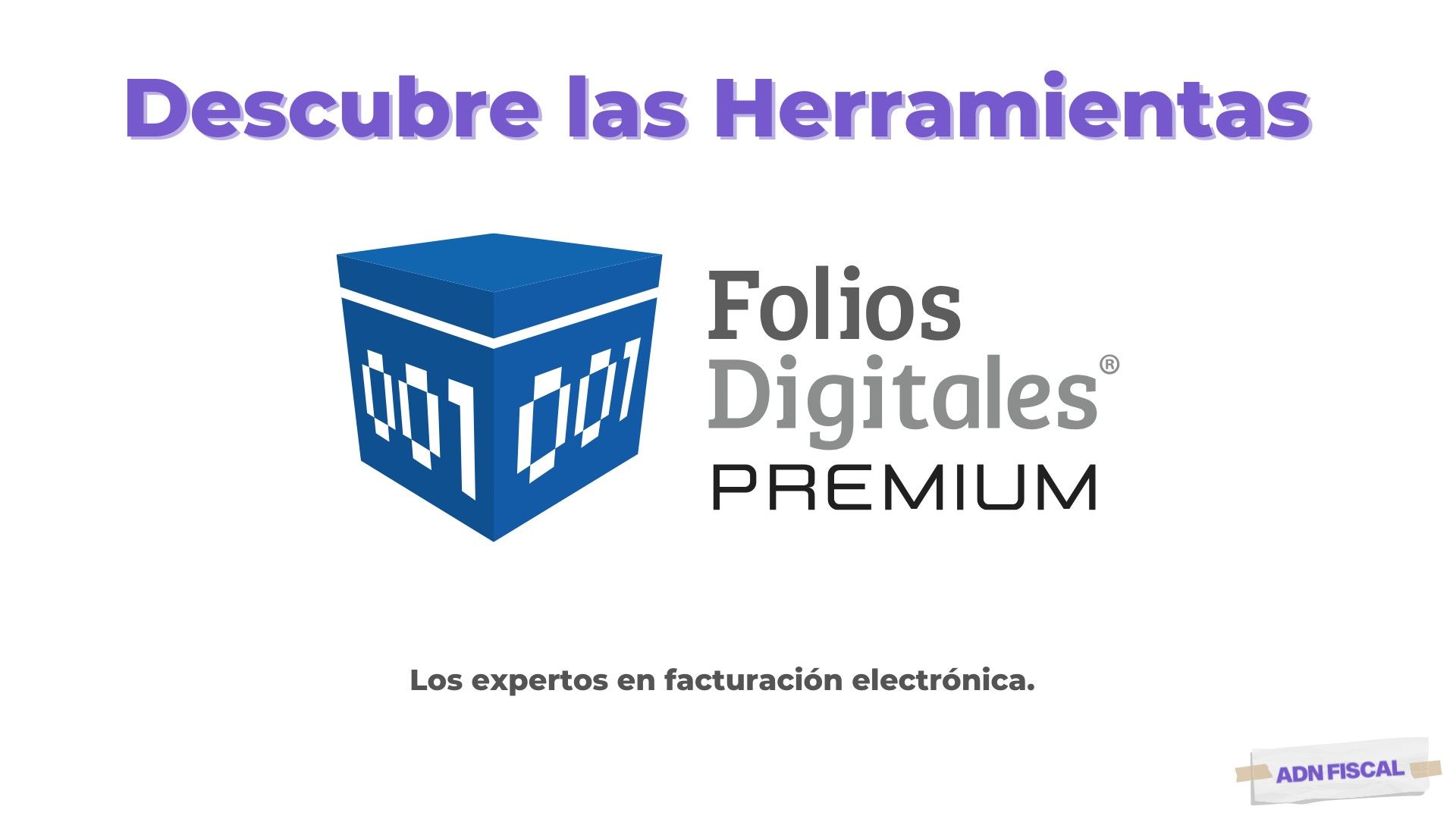 Folios Digitales Premium Facturacion facil y rapida Herramientas ADN Fiscal