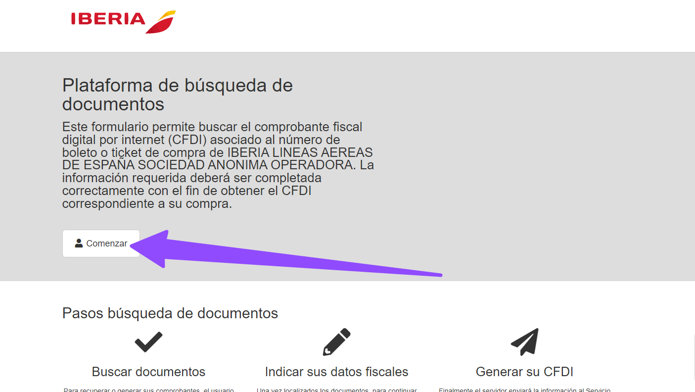 comenzar facturacion Iberia Facturacion ADN Fiscal