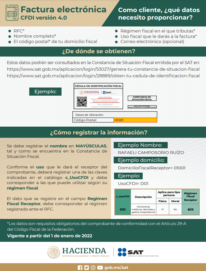 como registrar mi informacion en factura electronica 4.0 ADN Fiscal