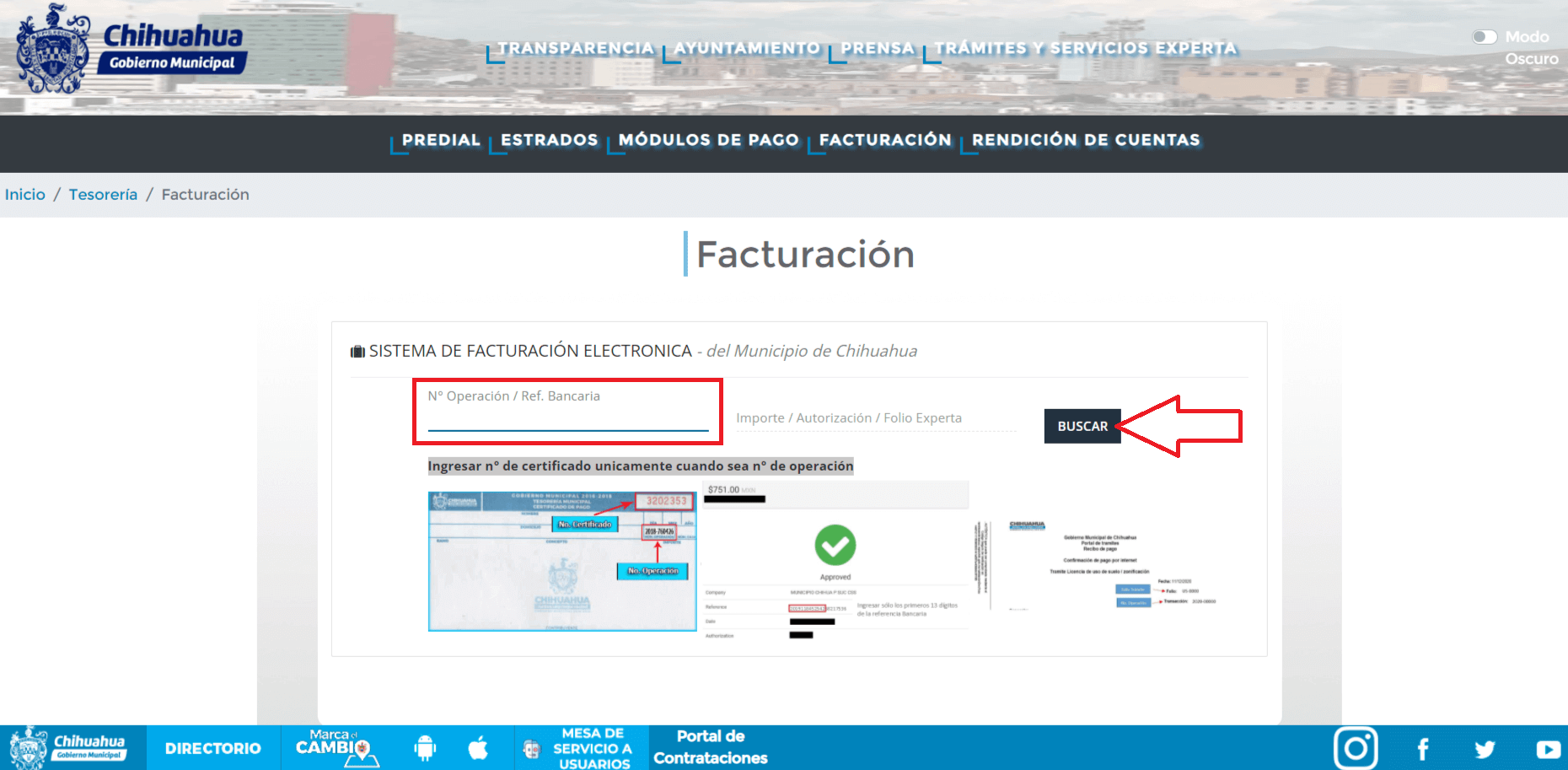 ejemplo como usar sistema facturacion municipio de chihuahua cfdi Facturacion ADN Fiscal
