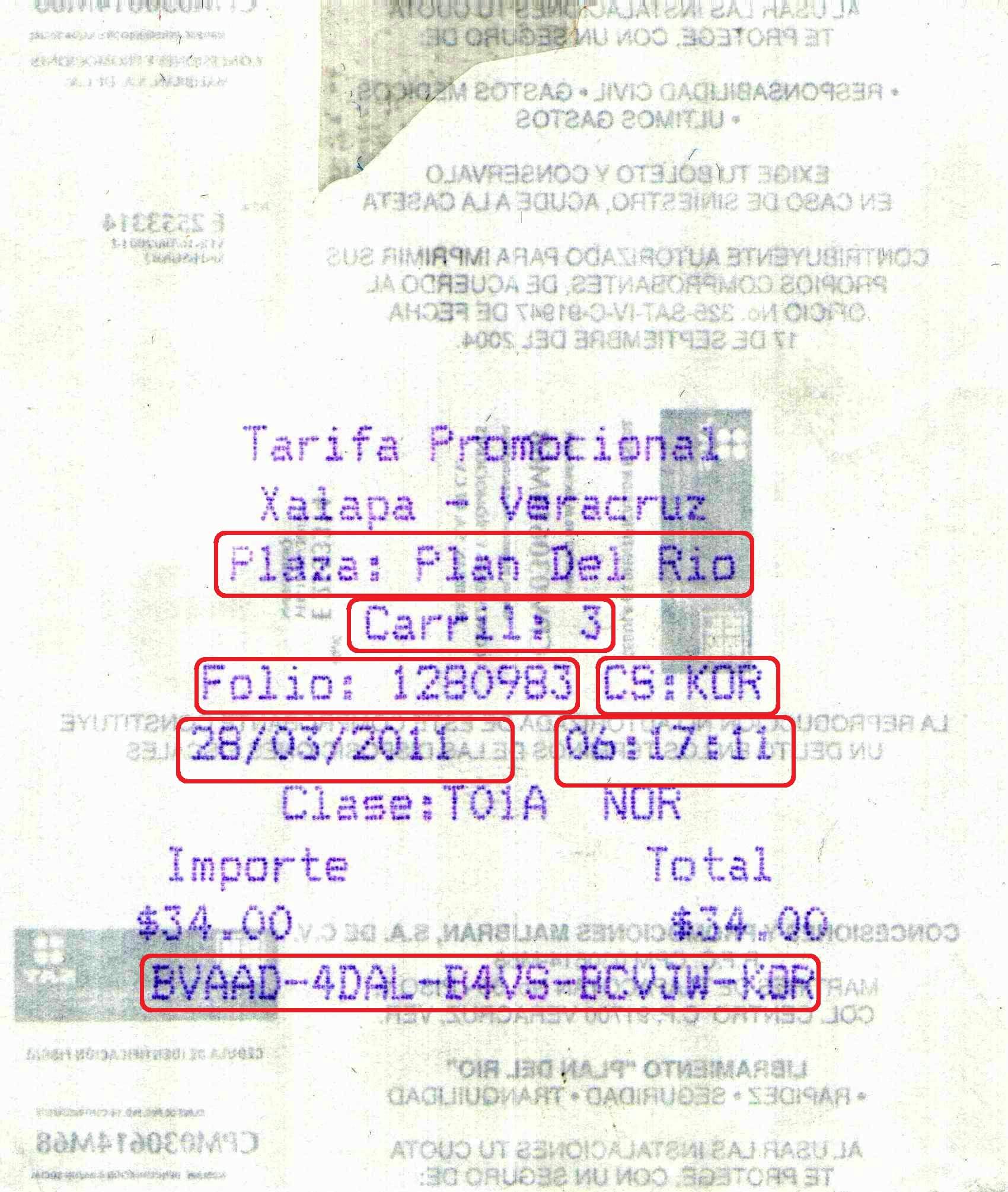 ejemplo datos ticket facturacion malibran plan del rio Facturacion ADN Fiscal