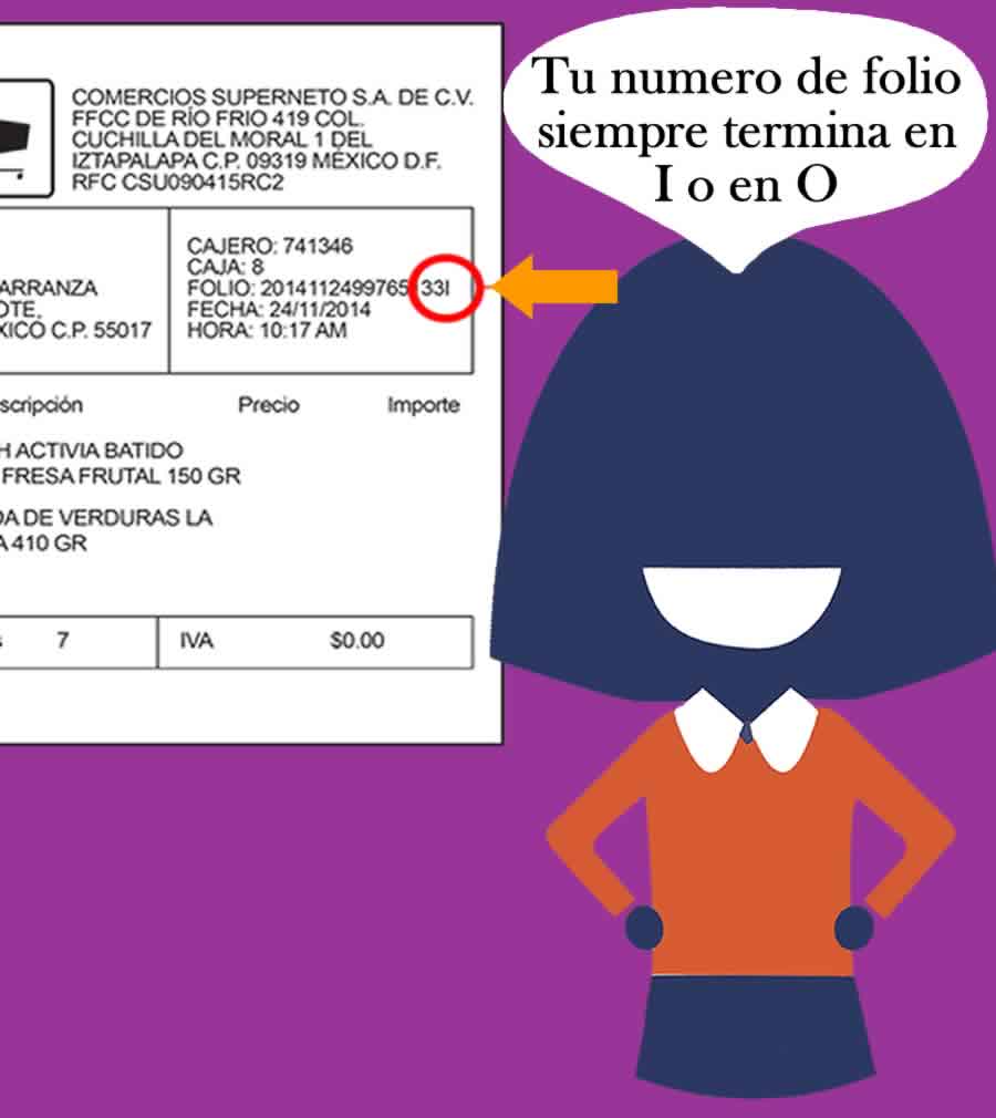 ejemplo folio en ticket facturacion Tiendas Neto Facturacion ADN Fiscal