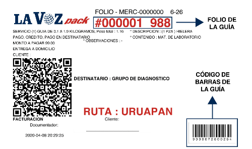ejemplo guia facturacion La Voz Pack Facturacion ADN Fiscal