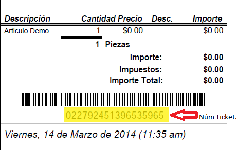 ejemplo ticket Kesos y Kosas facturacion Facturacion ADN Fiscal