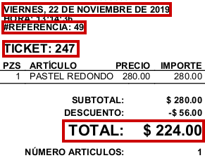 ejemplo ticket Lecaroz facturar Facturacion ADN Fiscal