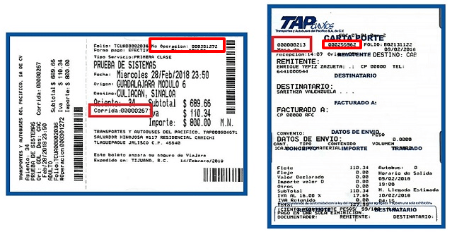 ejemplo ticket TAP facturacion Facturacion ADN Fiscal