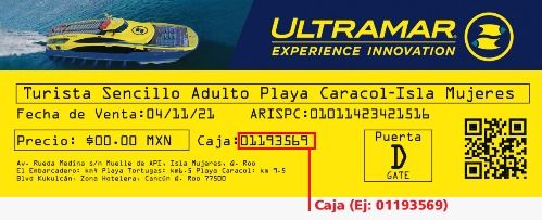 ejemplo ticket Ultramar facturar Facturacion ADN Fiscal