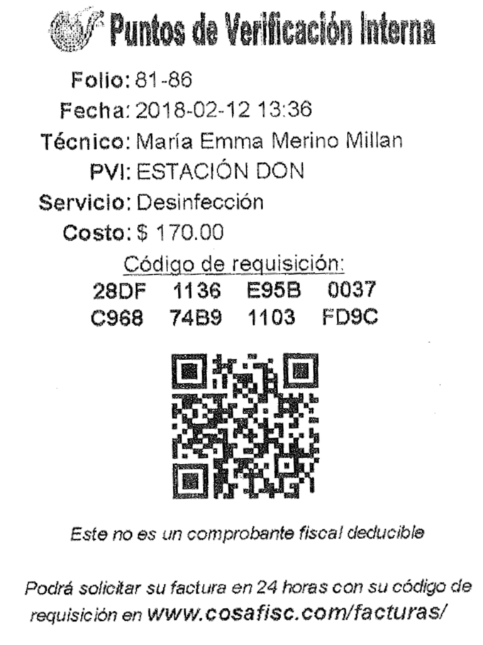 ejemplo ticket con qr CESAVESON facturacion Facturacion ADN Fiscal