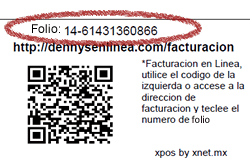 ejemplo ticket facturacion Dennys Facturacion ADN Fiscal