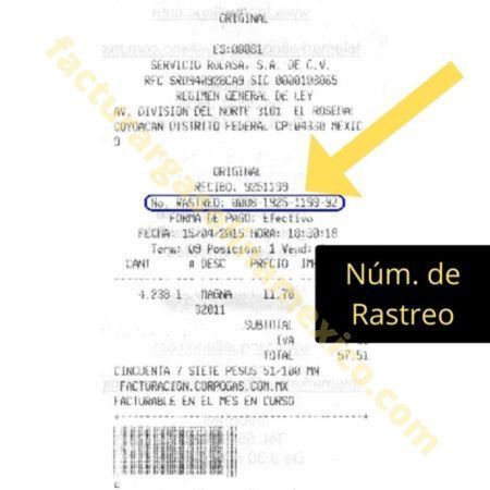 ejemplo ticket facturacion GOGAS Facturacion ADN Fiscal
