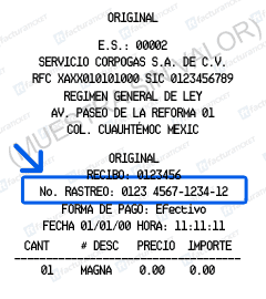 ejemplo ticket facturar CorpoGAS Facturacion ADN Fiscal