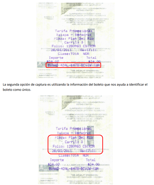 ejemplo ticket facturar Puente Internacional 2 Piedras Negras Facturacion ADN Fiscal