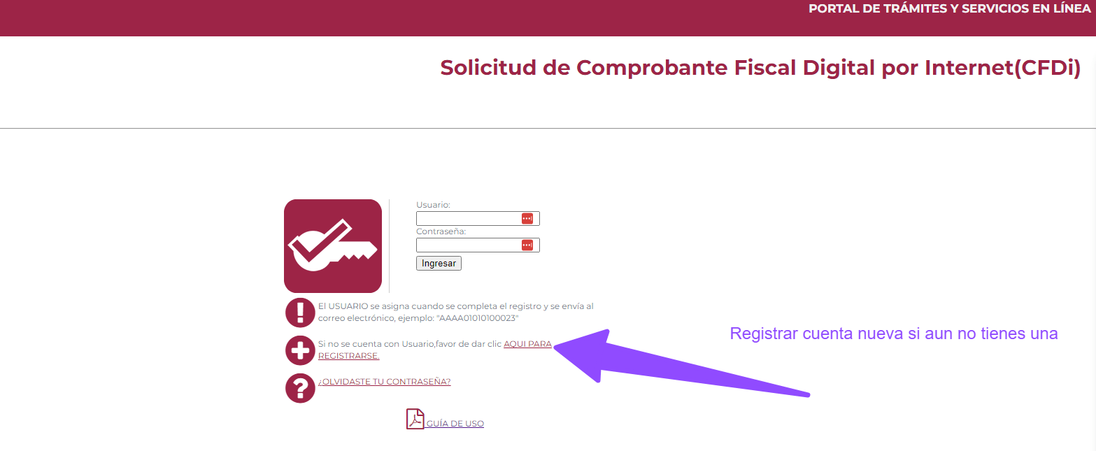 entrar a registro facturacion Gobierno del Estado de Baja California ADN Fiscal