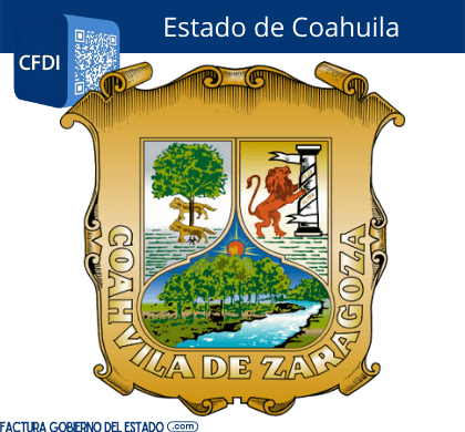 factura gobierno del Estado de Coahuila ADN Fiscal