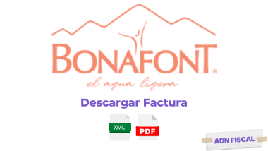 facturacion Bonafont Facturar Tickets ADN Fiscal