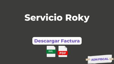 facturacion Servicio Roky Facturar Tickets ADN Fiscal