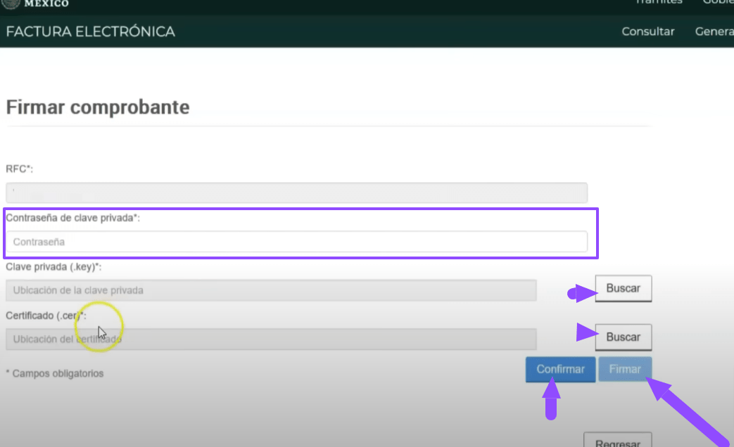 firmar factura sat con e firma SAT ADN Fiscal