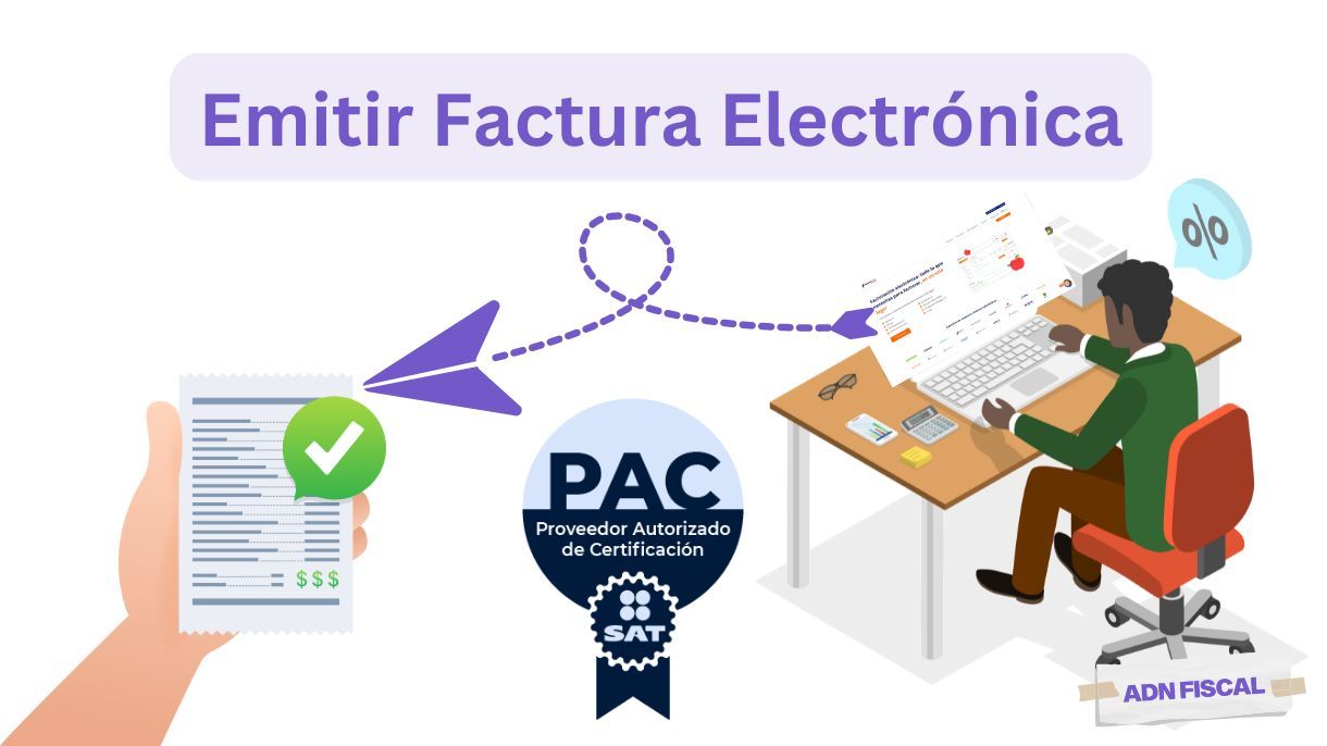 hacer una factura pac facturador Factura Electrónica ADN Fiscal