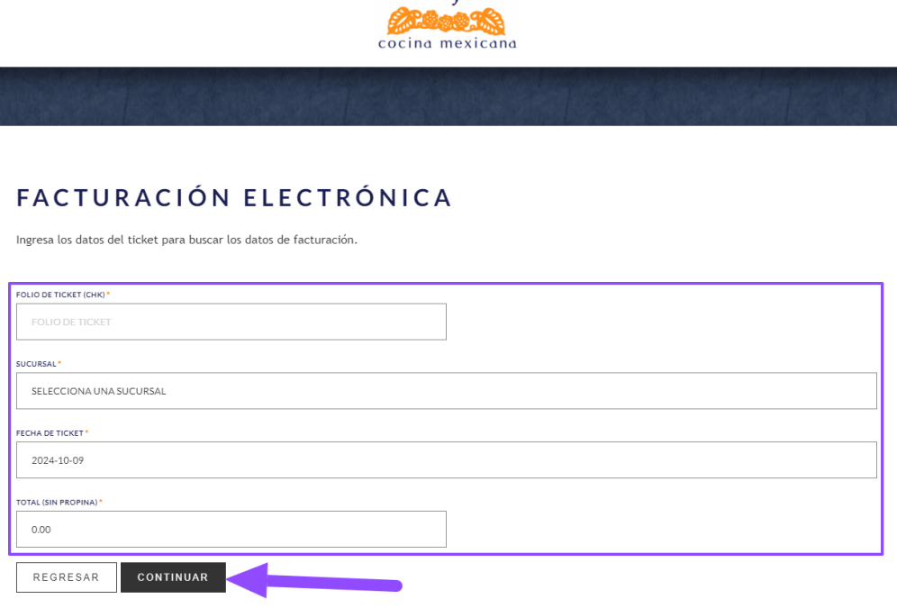 ingresar datos ticket El Bajio facturar Facturar Tickets ADN Fiscal