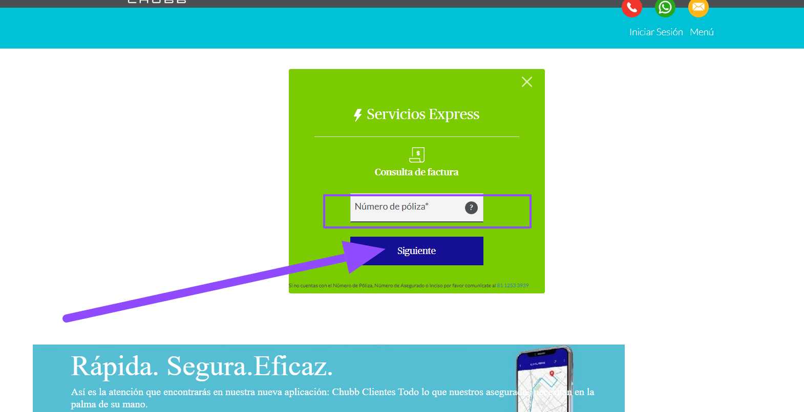 ingresar poliza facturar ABA de Chubb Facturar Tickets ADN Fiscal