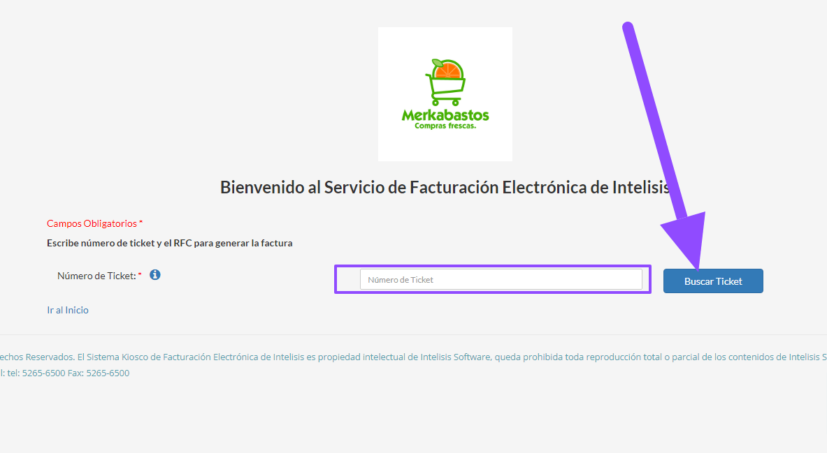 ingresar ticket Merkabastos facturacion Facturar Tickets ADN Fiscal