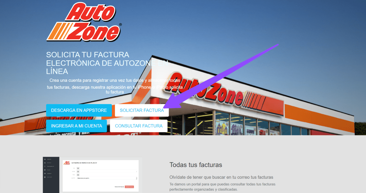 Facturación Autozone Generar Factura 0384